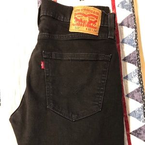 Levi’s 502 Tapered Fit Black Jeans 32x34
